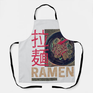 Delantal Ramen Japonés Noodle Anime Vintage