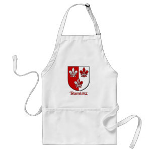 Delantal Ramirez Family Shield Apron