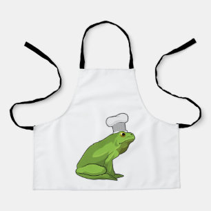 Delantal Rana cocinada con gorra de Chef