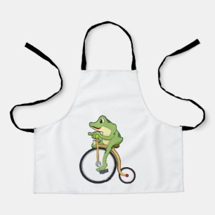 Delantal Rana en circo con bicicleta.PNG