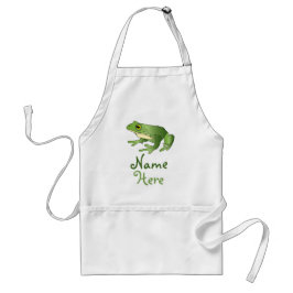 Delantal Rana individual personalizada - Apron blanco