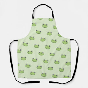 Delantal Rana verde dulce   Apron de impresión general