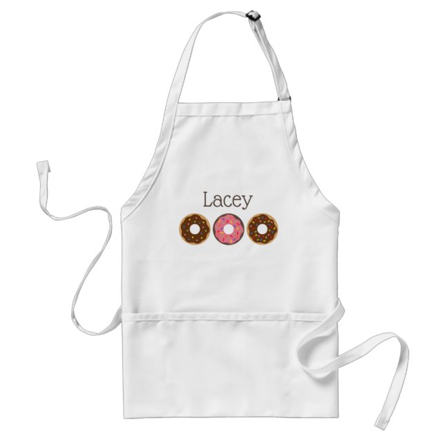 Delantal Rasplante de donuts Personalizado Apron personaliz (Frente)