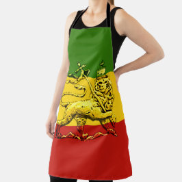 Delantal Rasta León de Judá Apron