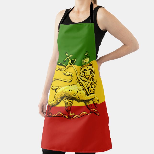 Delantal Rasta León de Judá Apron (in situ)