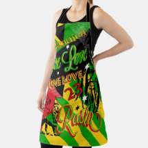 Rasta Reggae Fiesta Apron