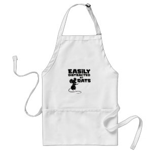 Delantal Rat Lovers - idea de regalo de Rat Mascota Rats An
