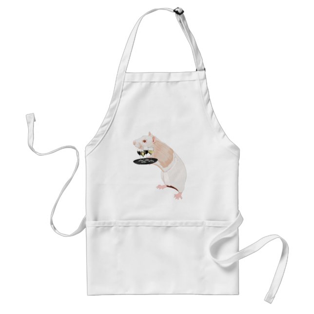 Delantal Rat Waiter surrealista (Frente)