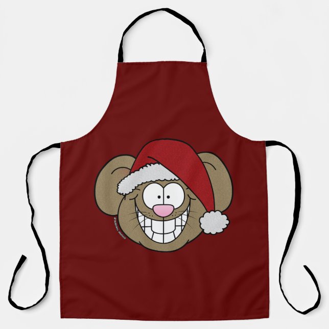 Delantal Ratón Santa (Anverso)