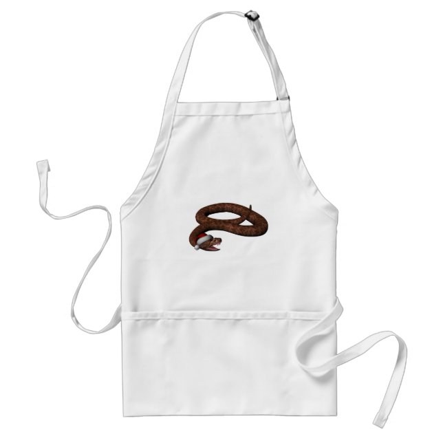 Delantal Rattlesnake Con Sombrero Santa (Frente)