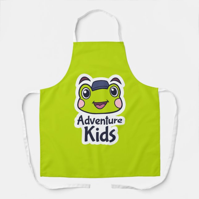 Delantal Ray the Frog Apron | Cooking AdventureKids (Anverso)