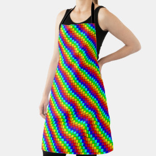 Delantal Rayas arcoiris - Apron