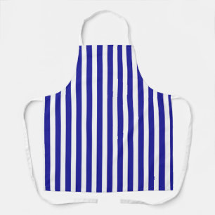 Delantal Rayas Azules Blancas Anchas