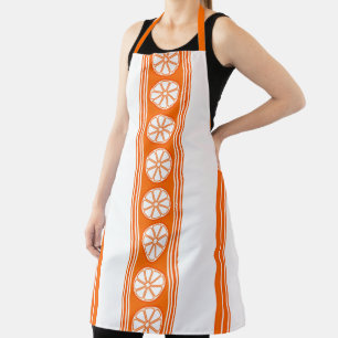 Delantal Rayas de Jacquard de Lujo Naranja