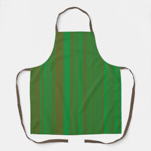 Delantal Rayas marrones verdes