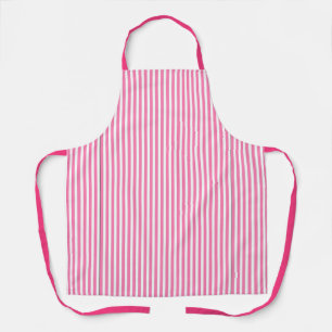 Delantal Rayas rosadas y blancas