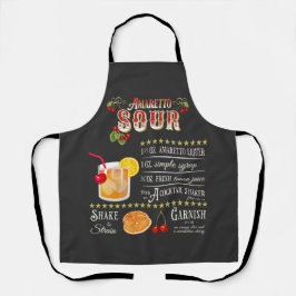 Delantal Receta Amaretto Sour