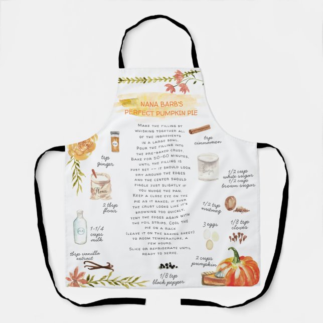 Delantal Receta Heirloom Apron (Anverso)