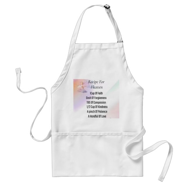 Delantal Receta religiosa Apron Gift. (Frente)