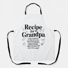 Delantal Recipe for Grandpa Kitchen Wisdom, Kindness Humor