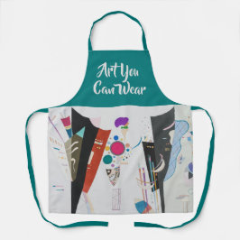 Delantal Reciprocal Agreement, Kandinsky, Abstract Art