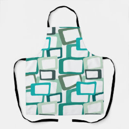 Delantal Rectángulos modernos de mediados del siglo