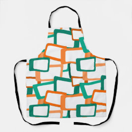 Delantal Rectángulos modernos de mediados del siglo