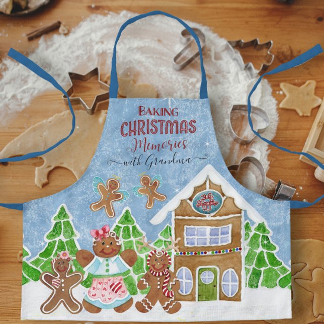 Delantal Recuerdos de hornear Navidades Abuela Gingerbread  (Subido por el creador)