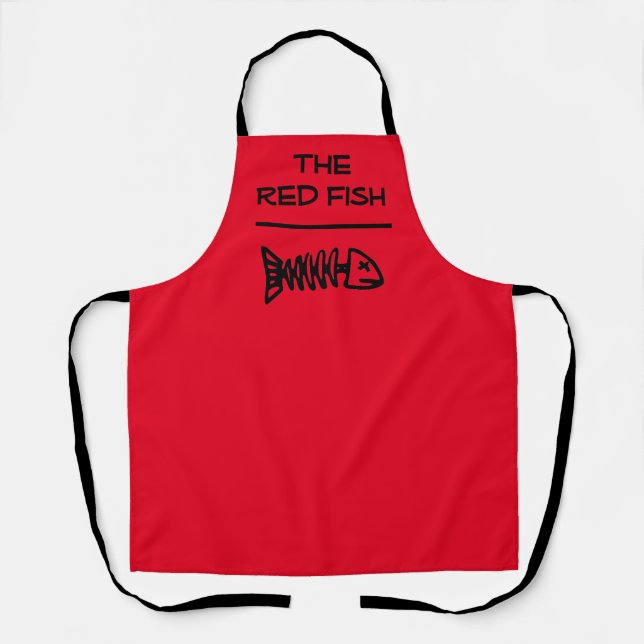 Delantal Red Fish Apron (Anverso)