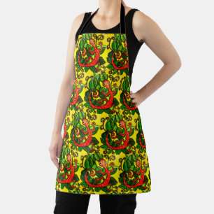 Delantal Red Gecko Apron
