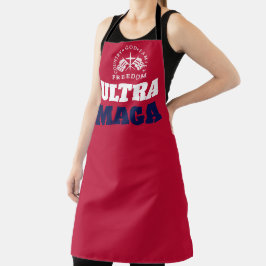 Delantal Red God Family Country Freedom ULTRA MAGA