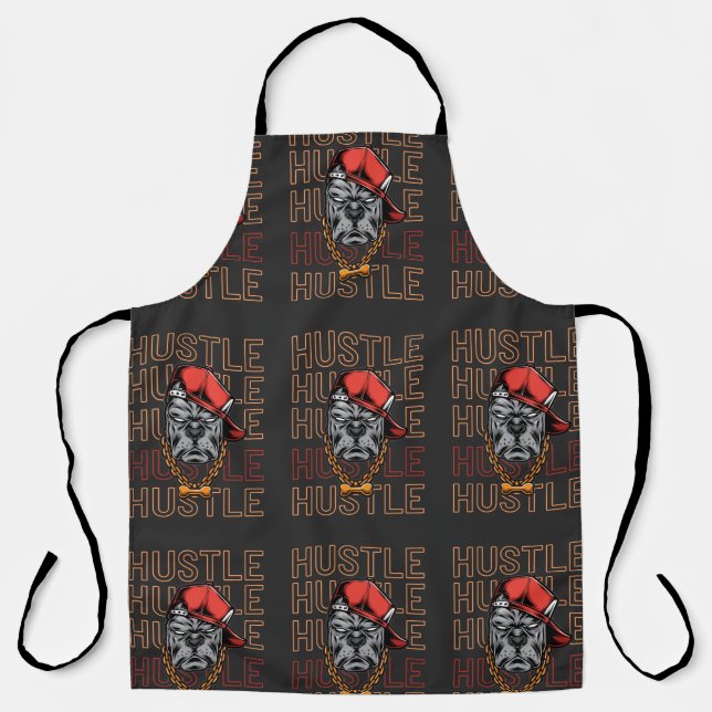 Delantal  Red Hat Mad Dog Hustle  (Anverso)