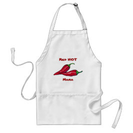 Delantal Red Hot Mama Apron