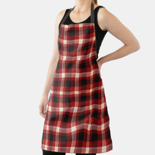 Delantal Red Plaid