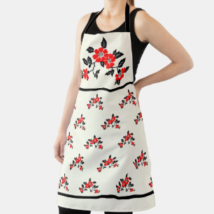Delantal Red Poppy Apron
