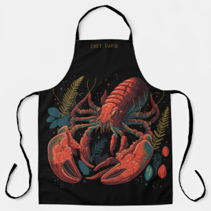 Delantal Red Tide Lobster   Nombre del chef