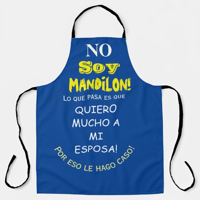 delantal redondo reloj mandil (Anverso)