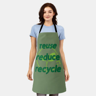Delantal Reducir el reciclaje de reutilización
