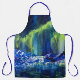 Delantal Reflexiones glaciales de Alaska BBQ Apron1
