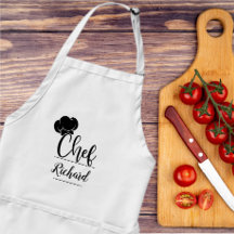 Regalo de cocina con nombre de chef personalizado