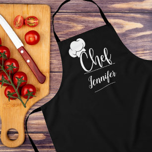 Delantal Regalo de cocina con nombre de chef personalizado 