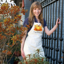 Delantal Regalo de cocina de Personalizado de calabaza de A