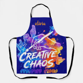 Delantal Regalo de cocina divertido "Multiestrés" pintado a