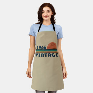 Delantal Regalo de cumpleaños con estilo vintage nacido en