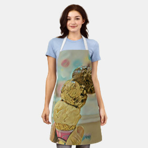 Delantal Regalo de cumpleaños de helados