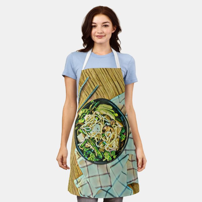 Delantal Regalo de cumpleaños de Ramen (Gastado)
