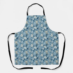 Delantal Regalo de Cumpleaños Diseño de Acuarela Floral