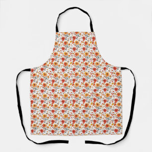 Delantal Regalo de Cumpleaños Floral Vibrante en Estilo A