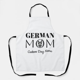 Delantal Regalo de cumpleaños para mamá alemana, mamá de pe
