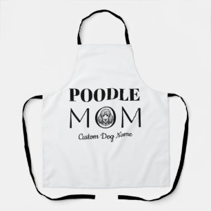 Delantal Regalo de cumpleaños para mamá Caniche, Mamá Perro